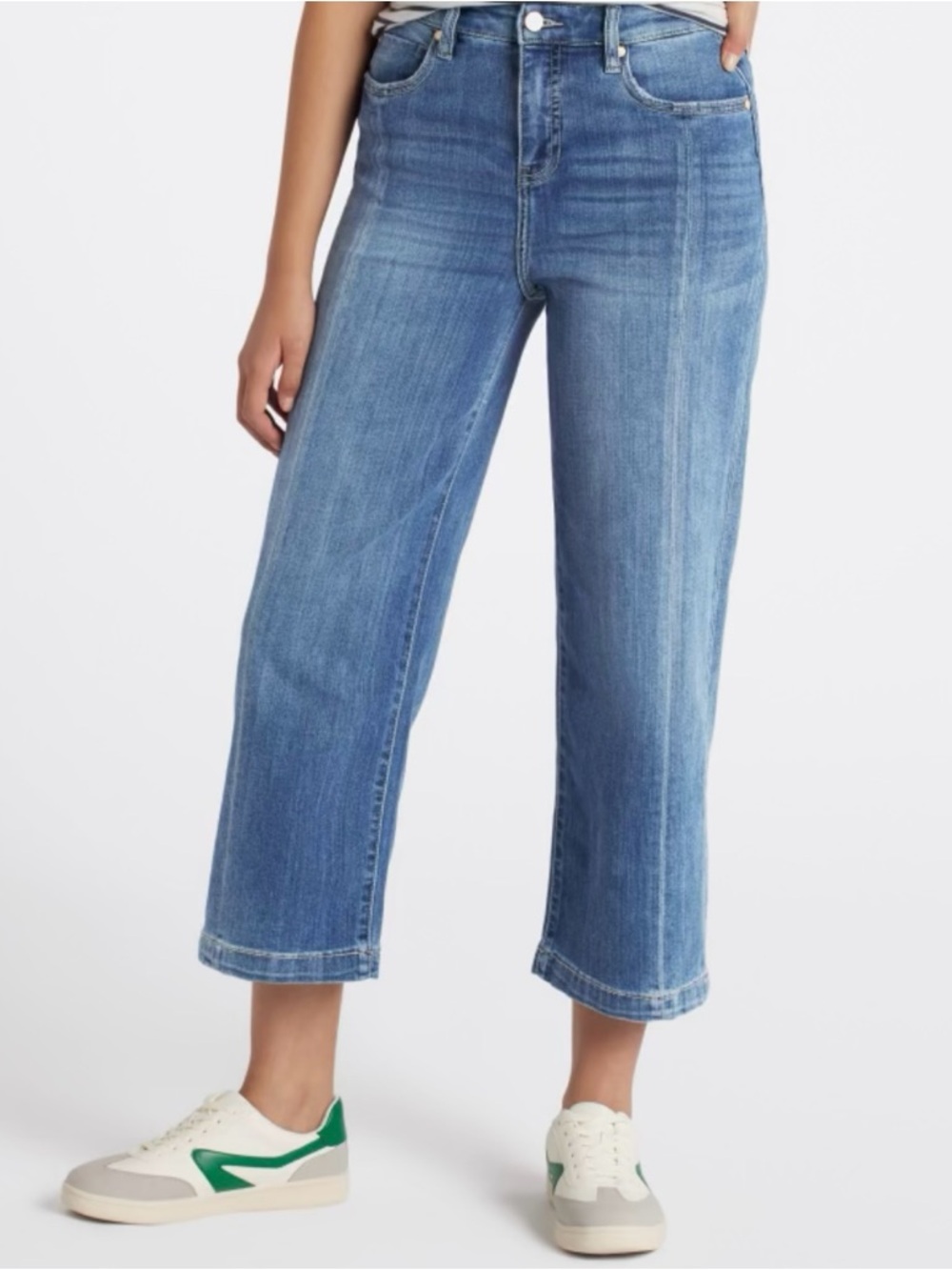 Liverpool Stride High-Rise Wide Leg Jeans - Light Blue Wash